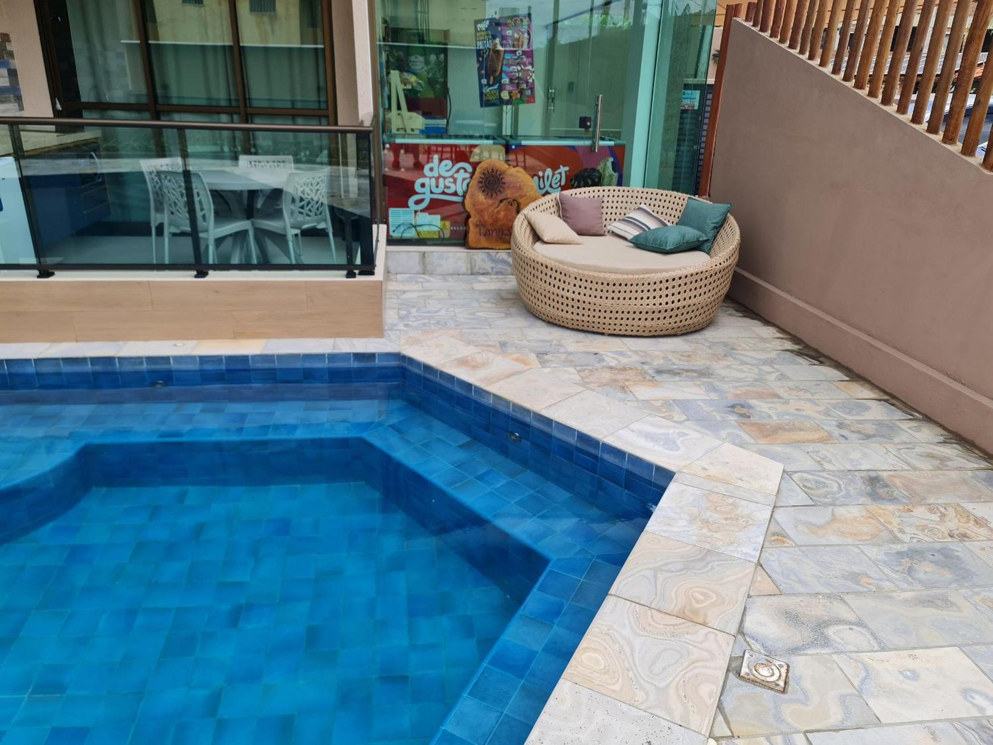 Encantador Flat Perto Da Cativante Praia De Merepe Pôrto das Galinhas エクステリア 写真