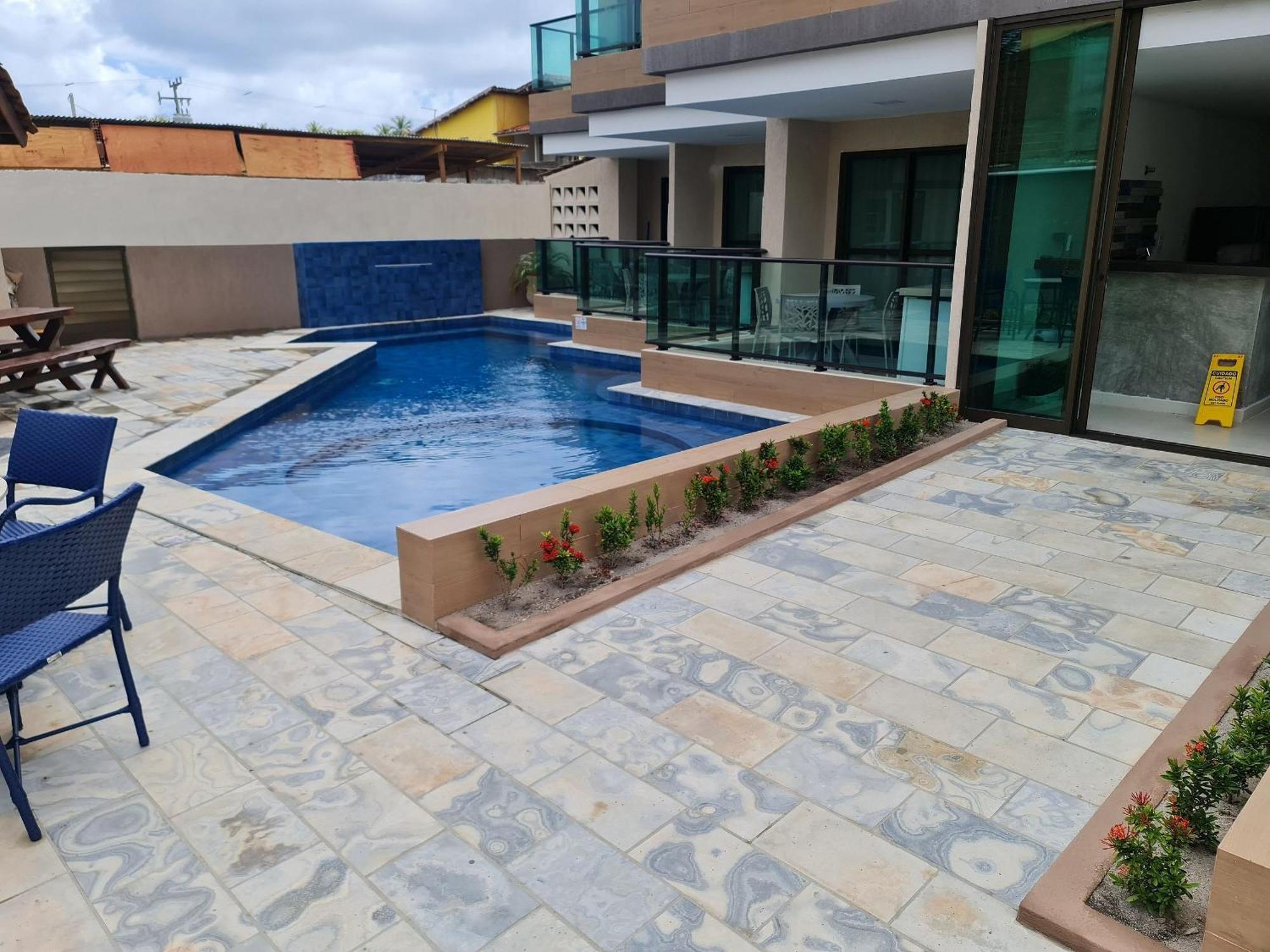 Encantador Flat Perto Da Cativante Praia De Merepe Pôrto das Galinhas エクステリア 写真